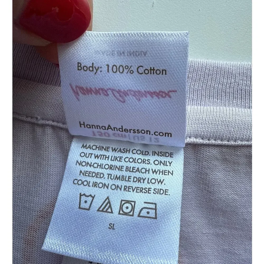 Hanna Andersson Oranges Organic Cotton T-Shirt Size 12